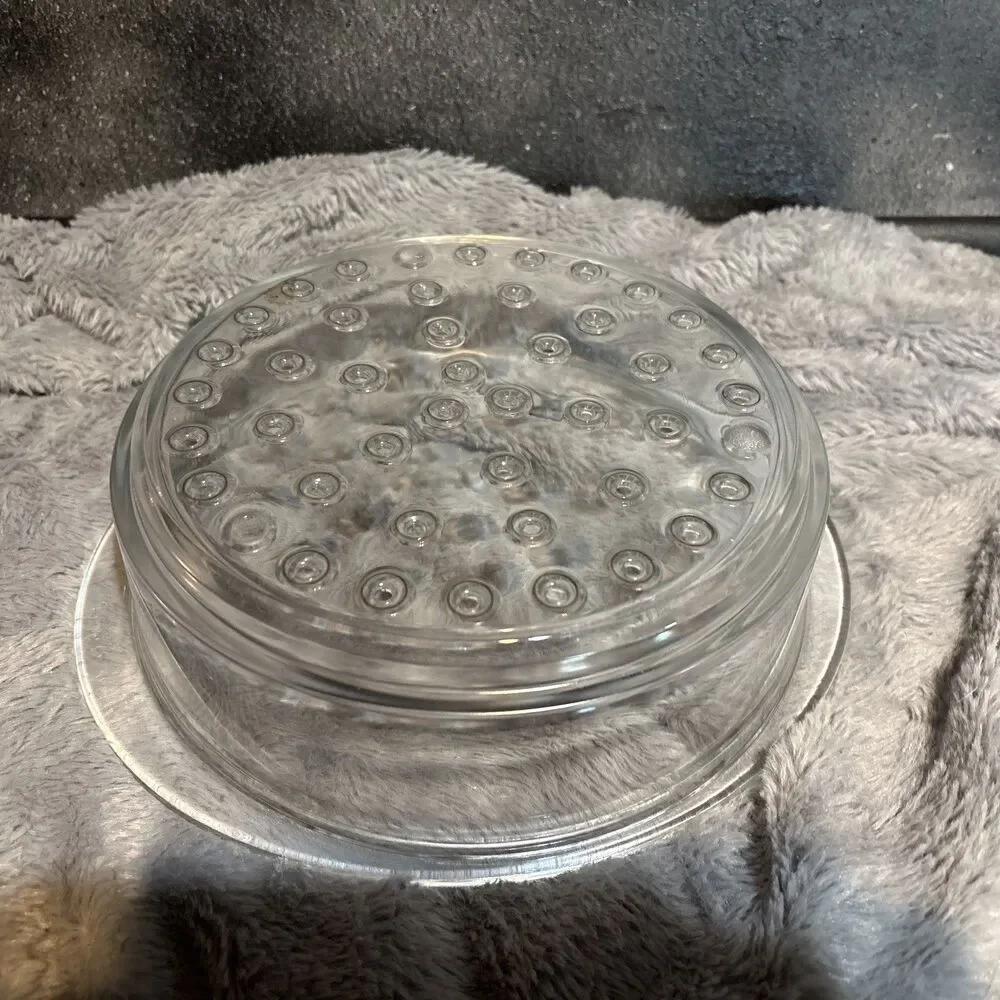 PRINCESS HOUSE Nouveau Clear Glass Steamer Strainer Made in FRANCE